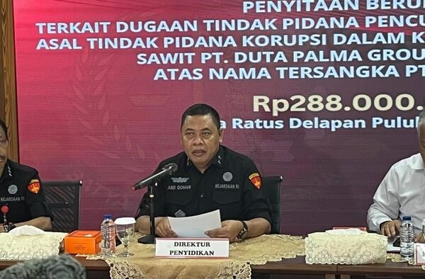 kejagung sita uang rp 288 miliar terkait kasus tppu korporasi duta palma 169