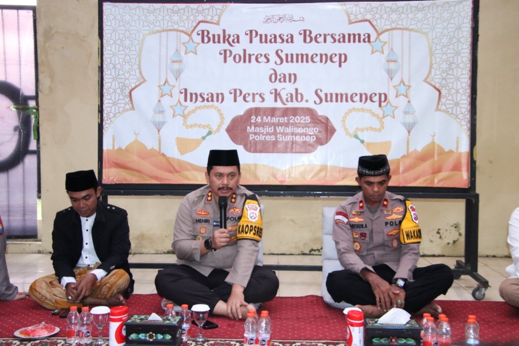 Kapolres Sumenep Gelar Buka Puasa Bersama Insan Pers, Pererat Sinergitas di Bulan Ramadhan 2 image 8