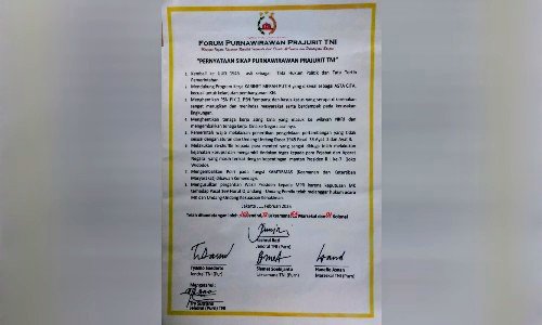 Dari Konstitusi hingga Tambang, Ini 8 Seruan Forum Purnawirawan TNI untuk Masa Depan Indonesia 1 IMG 20250418 WA0065 copy 500x300 1