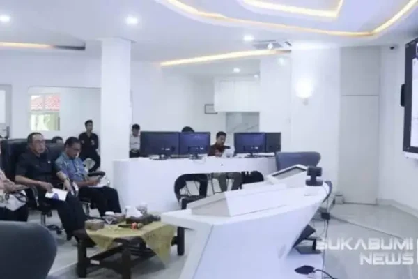 Sekda Ade Suryaman saat mengikuti kegiatan asistensi dan monitoring serta evaluasi pelaksanaan capaian UCJ