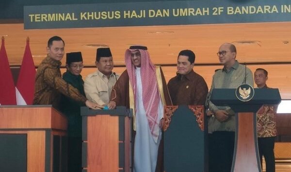 prabowo resmikan terminal khusus haji dan umrah di bandara soetta dwidetikcom 1746345191634 169