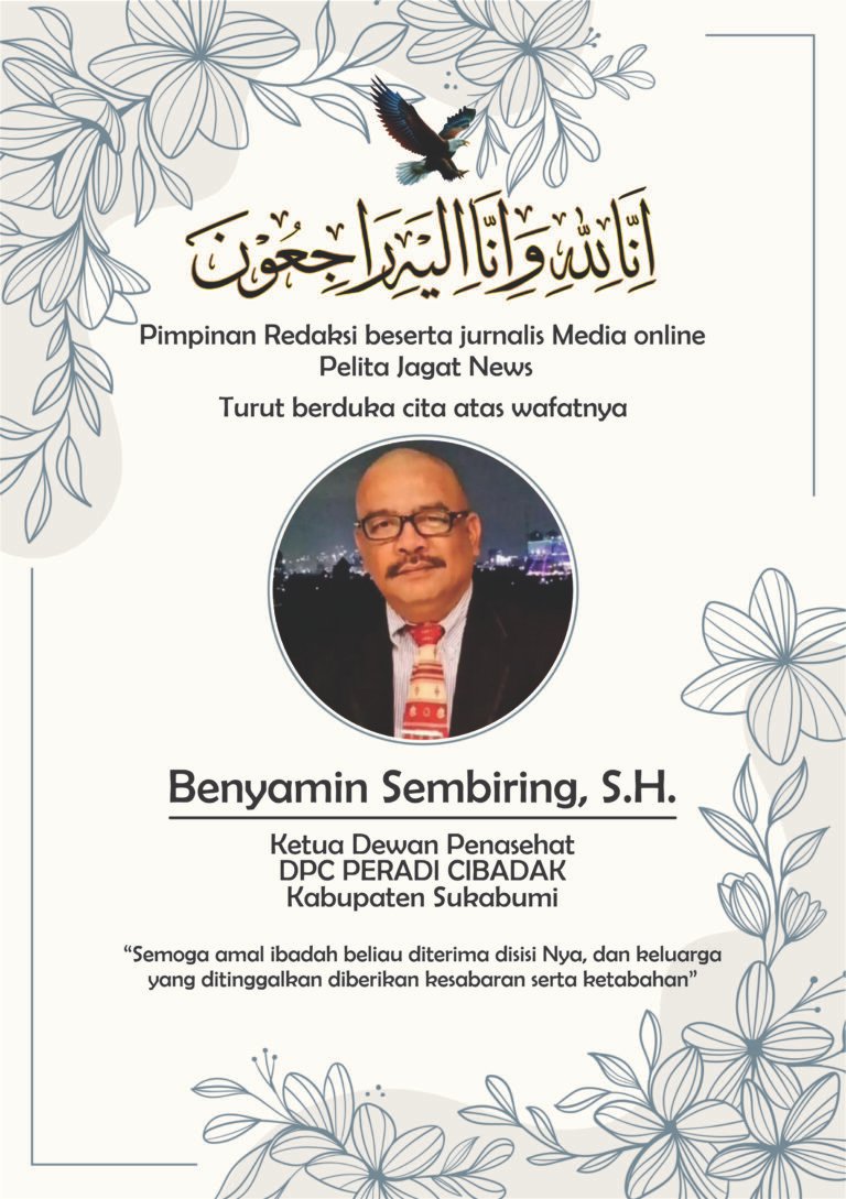 ucapan berduka pak benyamin pelita