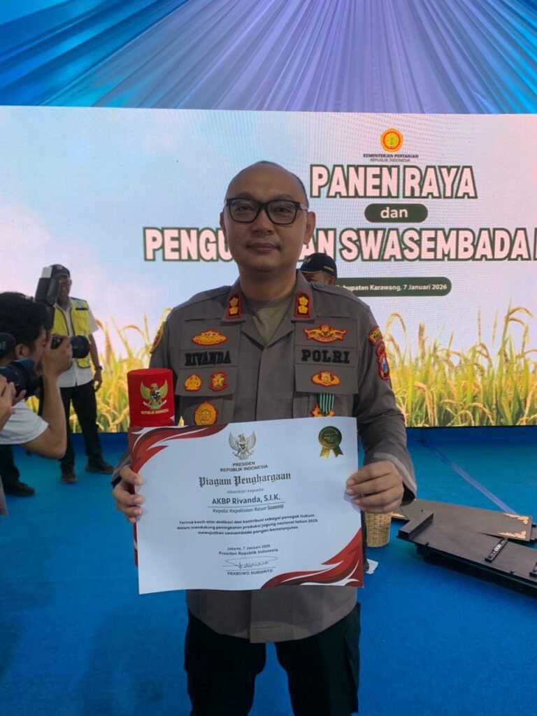 Peran Nyata Polri di Swasembada Pangan, Kapolres Sumenep Terima Apresiasi Presiden RI 2 WhatsApp Image 2026 01 07 at 16.32.00 1