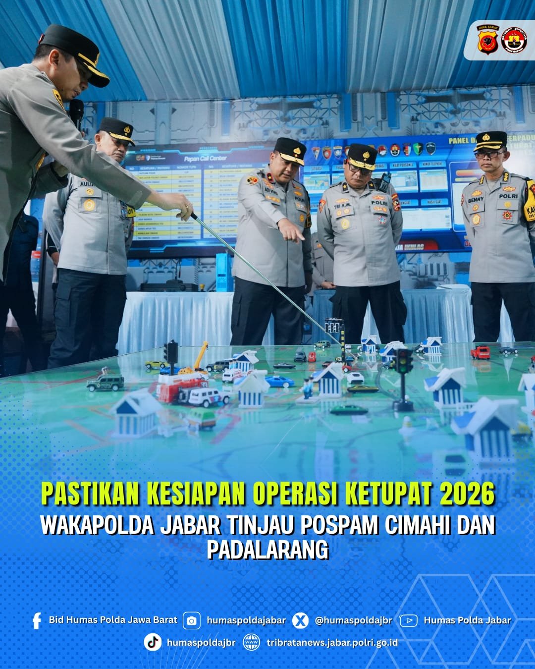 Pastikan Kesiapan Operasi Ketupat 2026, Wakapolda Jabar Tinjau Pospam Cimahi dan Padalarang 4 WhatsApp Image 2026 03 15 at 9.30.30 AM