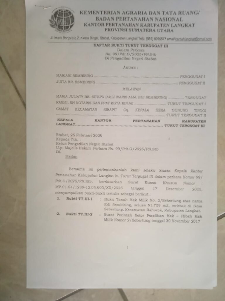 Skandal Pertanahan di Langkat: Keajaiban “Orang Meninggal” Menandatangani Berkas di BPN Langkat 2 WhatsApp Image 2026 05 18 at 20.19.32