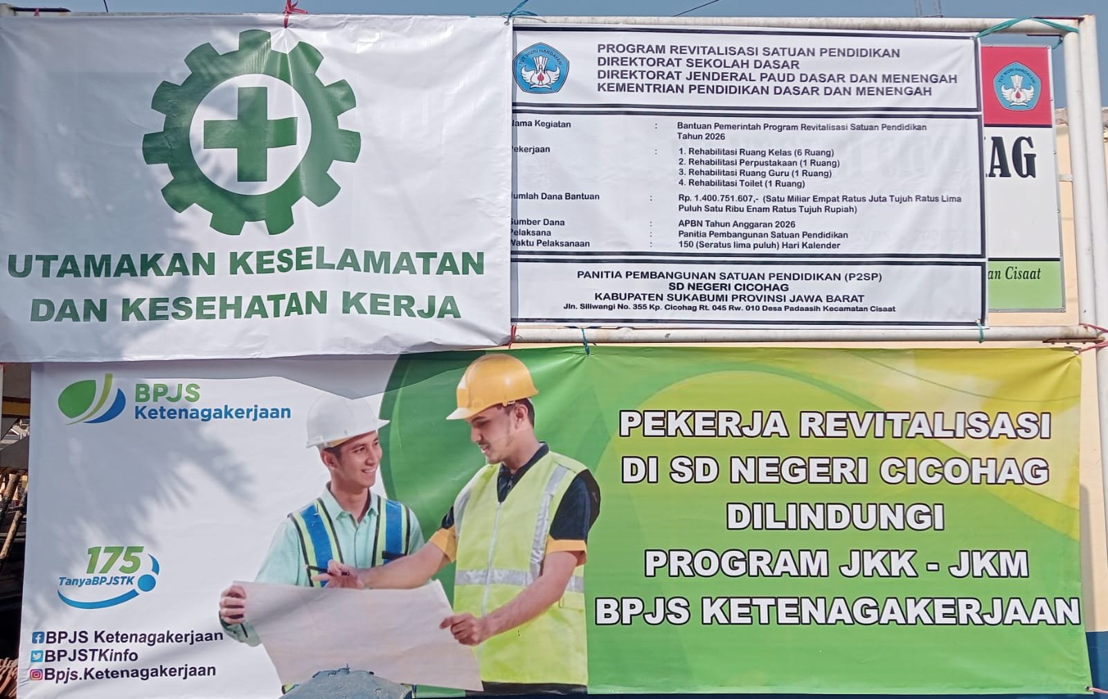 Revitalisasi SDN Cicohag 1 Sukabumi Capai Progres Positif, Wujud Kolaborasi Pemerintah dan Masyarakat untuk Pendidikan Berkualitas 4 WhatsApp Image 2026 07 15 at 10.40.16