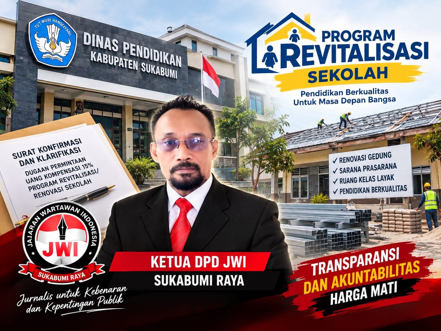 Dugaan Kompensasi 15 Persen Program Revitalisasi Sekolah di Sukabumi Belum Terjawab, JWI Desak Dinas Pendidikan Buka Klarifikasi 3 WhatsApp Image 2026 09 04 at 2.26.33 PM