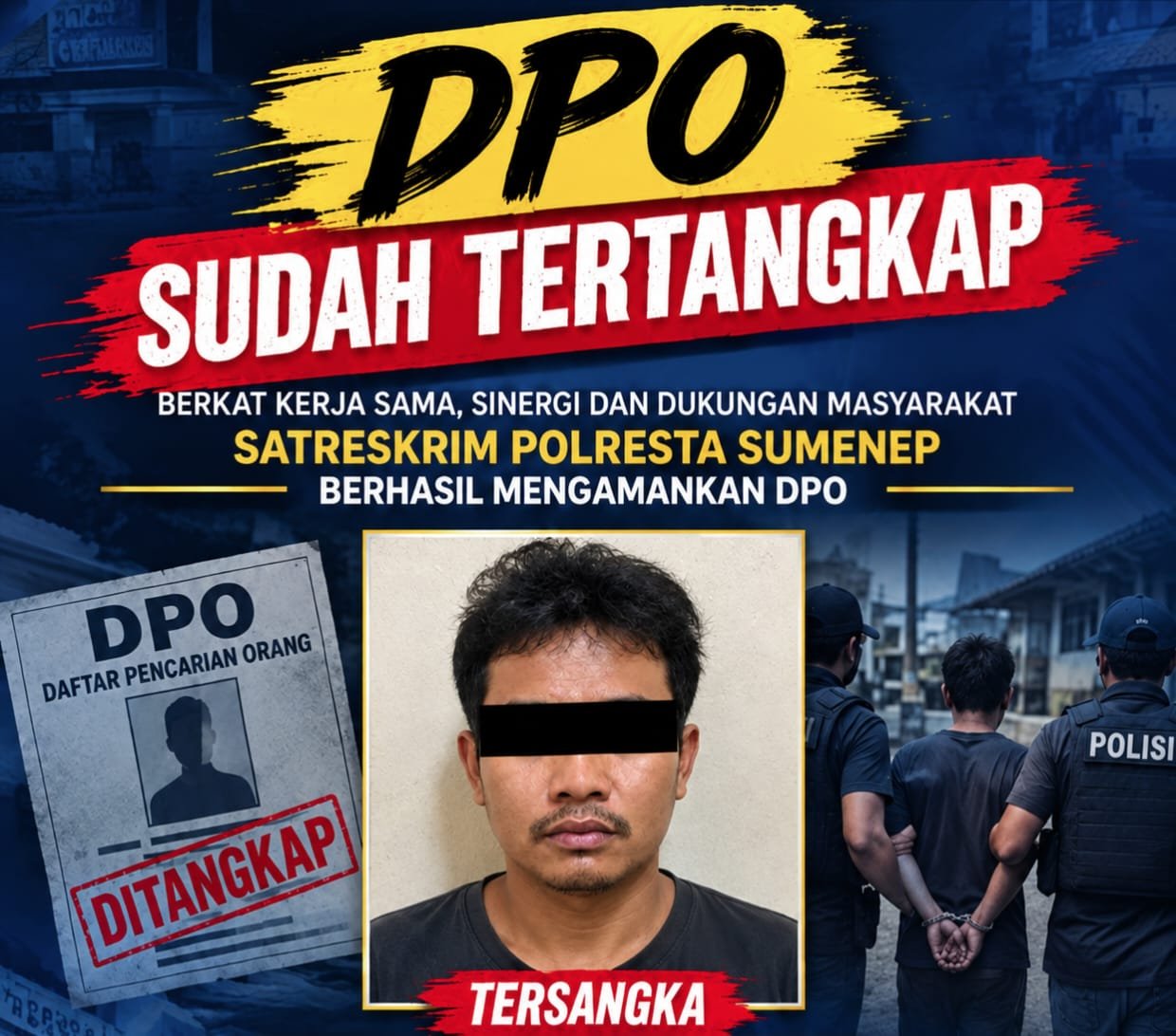 Polresta Sumenep Tangkap Tersangka Penipuan dan/atau Penggelapan Rp200 Juta yang Sempat Masuk DPO 1 WhatsApp Image 2026 10 05 at 19.42.22